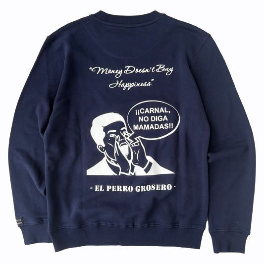 Sudadera Money & Happiness - Azul Marino