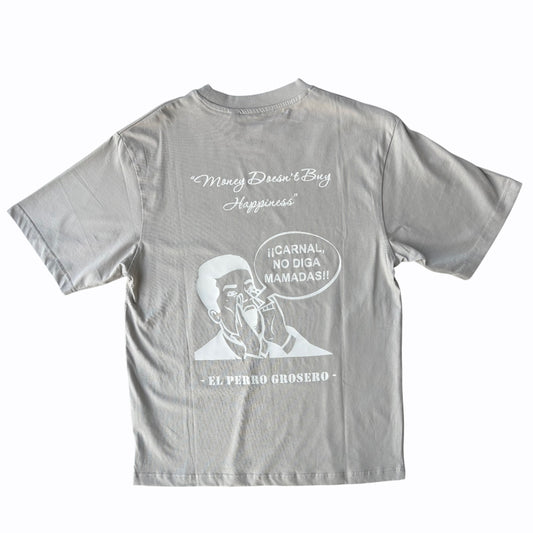 Camiseta Money & Happiness - Piedra