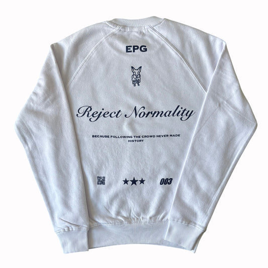 Sudadera Reject Normality - Blanca
