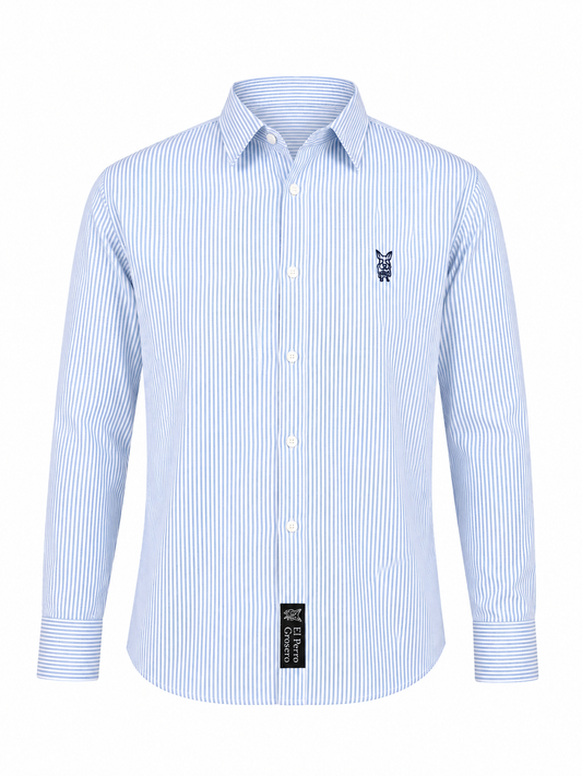 Camisa Oxford Rayas Azules