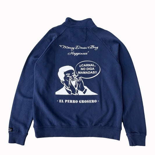 Half Zip Money & Happiness - Azul Marino