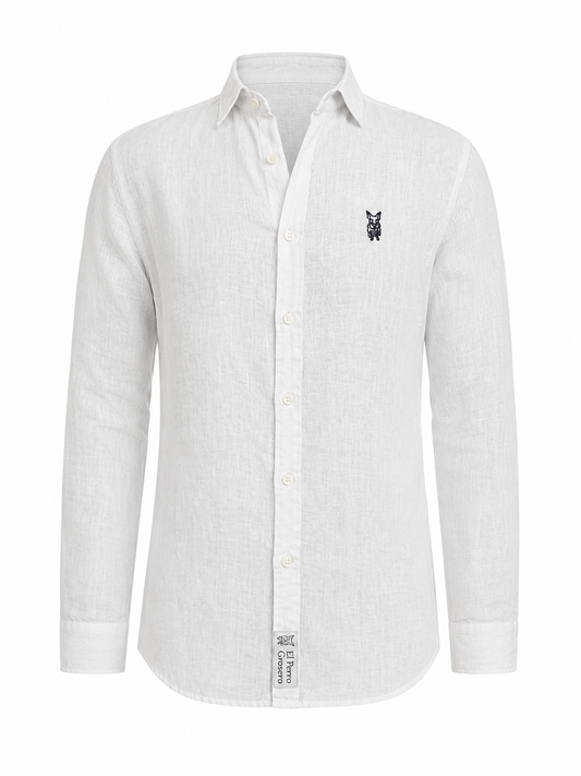 Camisa Formentera Lino Blanco