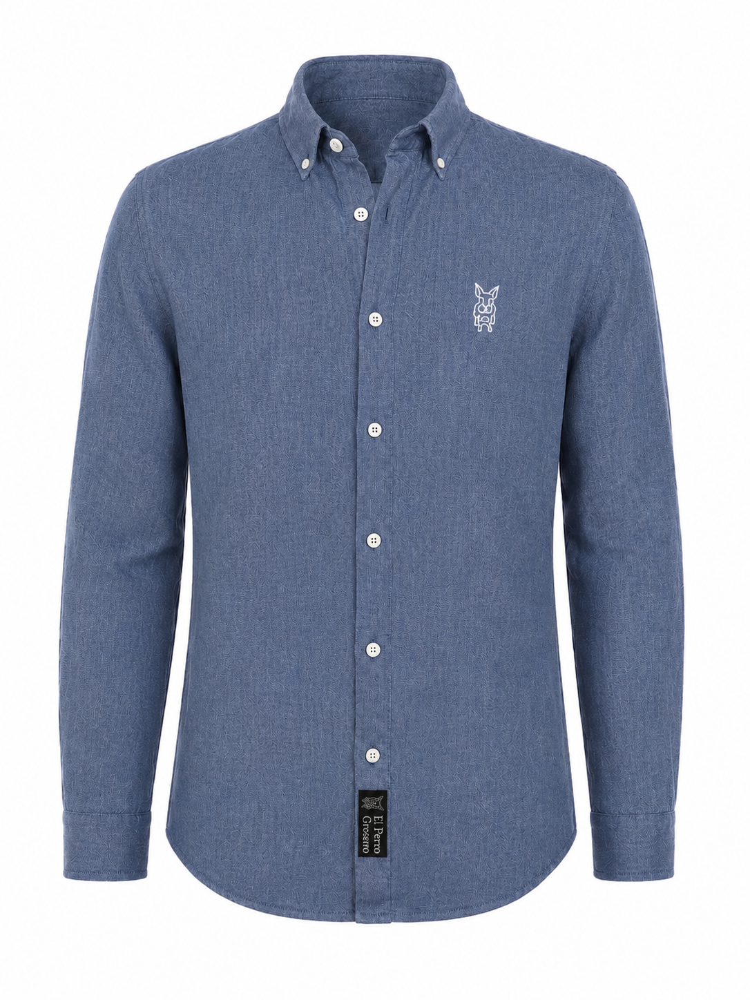 Camisa Formentera Lino Azul Marino (Etiqueta Negra)