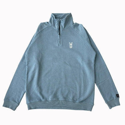 Half Zip Money & Happiness - Azul