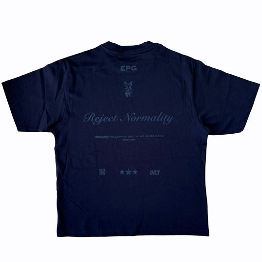 Camiseta Reject Normality - Azul Marino