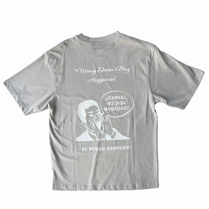 Camiseta Money & Happiness - Piedra