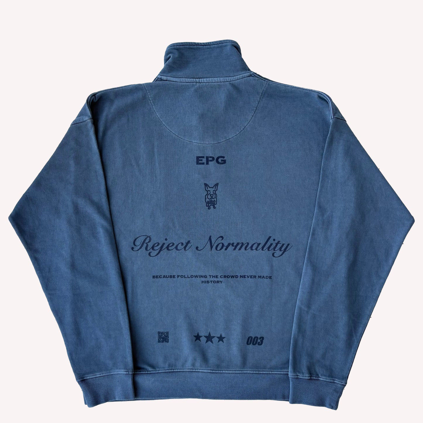 Half Zip Reject Normality - Azul Marino
