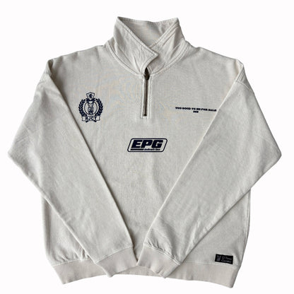 Half Zip Reject Normality - Beige