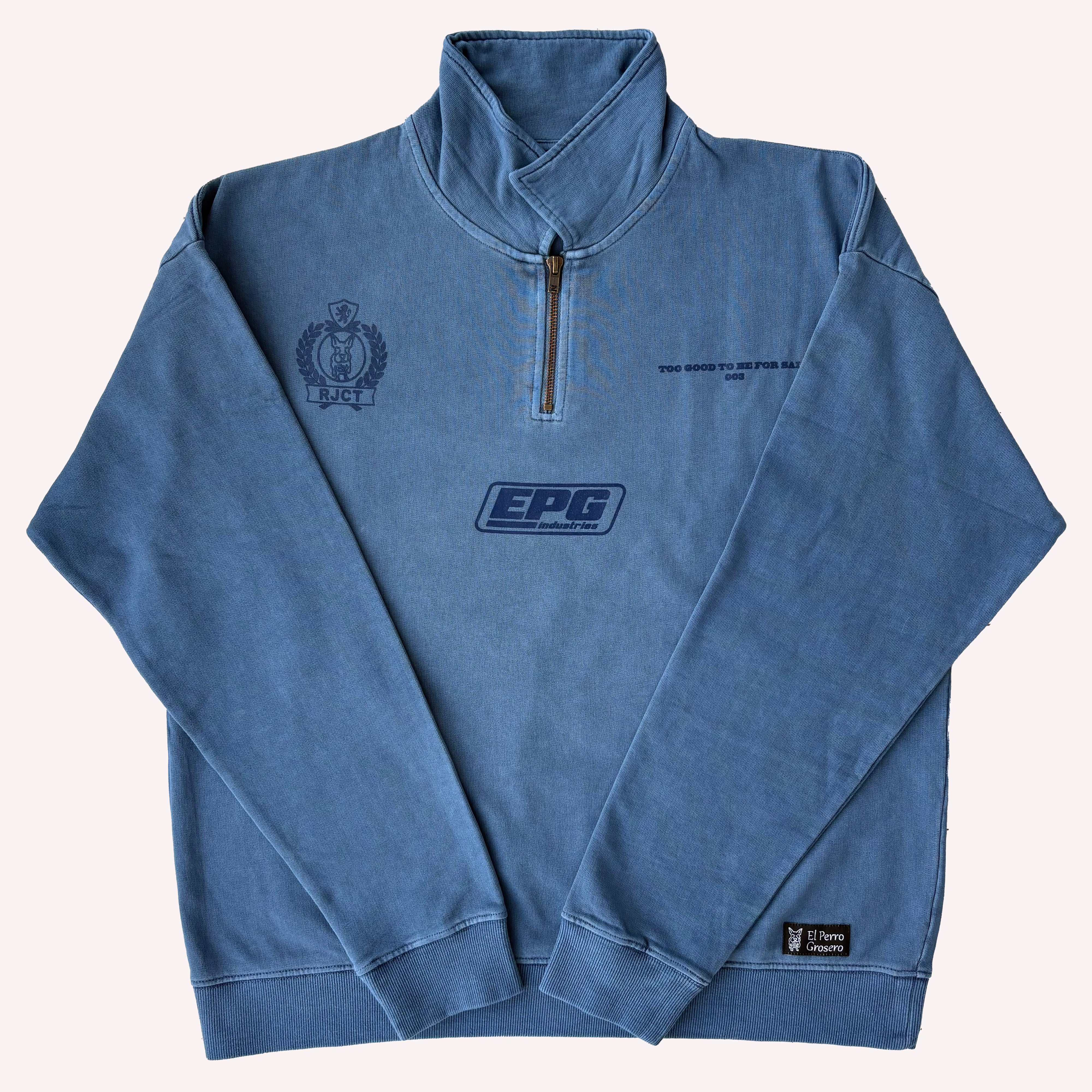 Half Zip Reject Normality - Azul Marino – El Perro Grosero