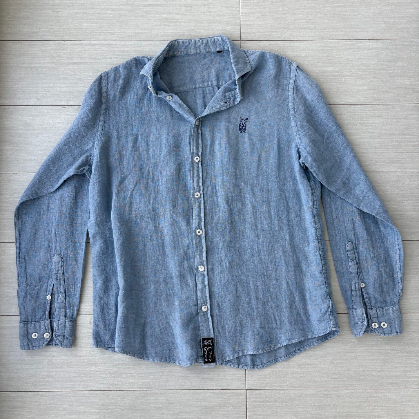 Camisa Lino - Azul Vaquero